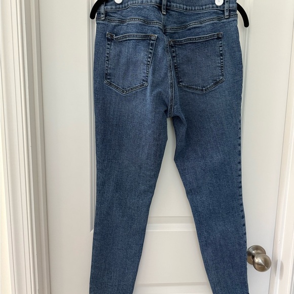 LOFT Dark Blue Ankle Jeans - Picture 2 of 4